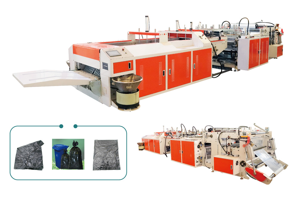High speed full -automatic bundling T-shirt bag making machine
